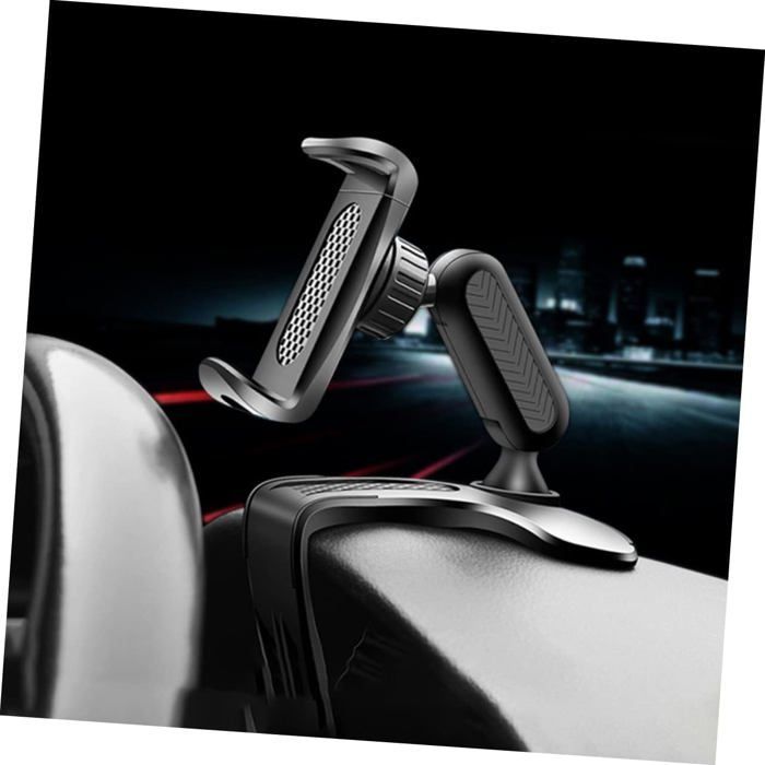 Suporte universal para celular veicular - ULISEM - Rotação 360° - Ventosa reforçada - Instalação com uma só mão