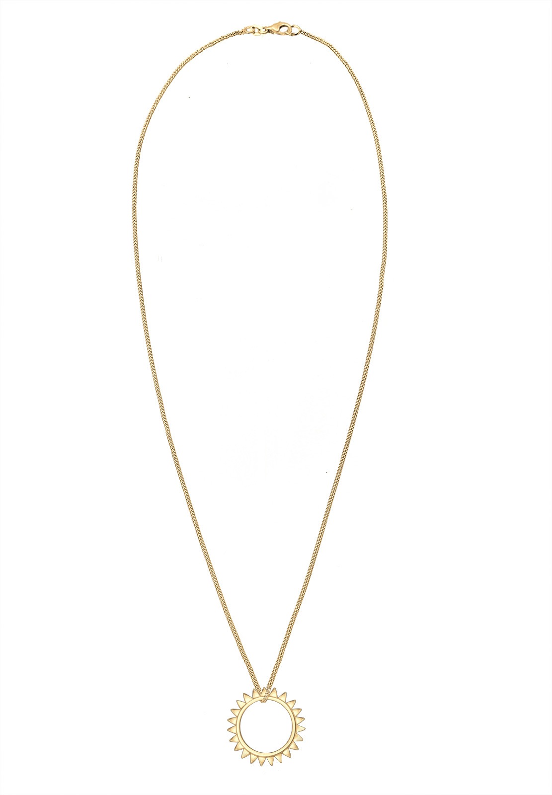 Elli Femme Pendentif Soleil Été - (925/1000) Argent