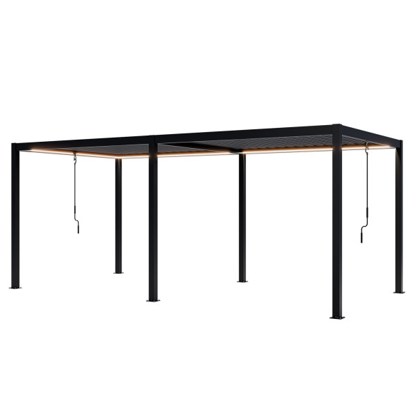 Pergola NORDVIC Skyline LED 3x6 m Antracyt