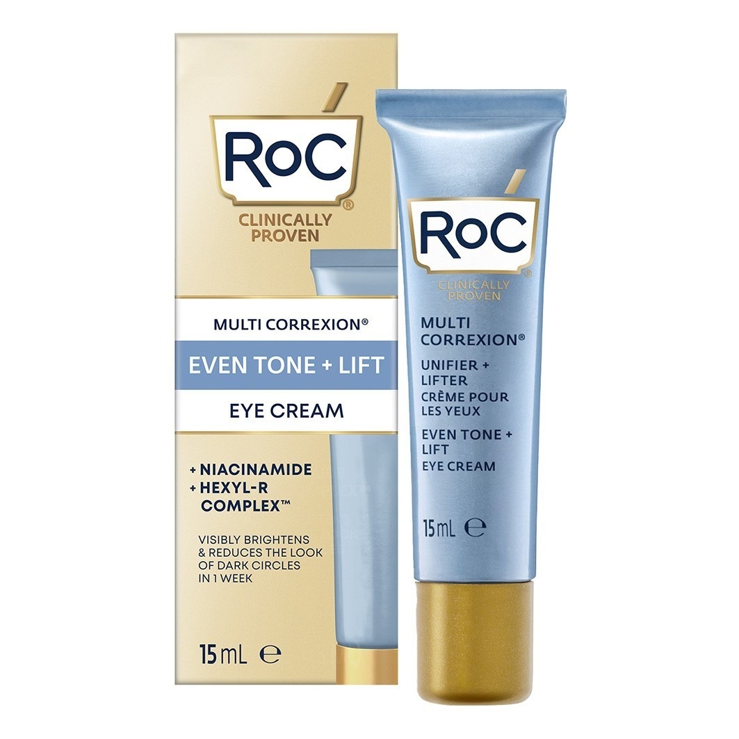 RoC krema za područje oko očiju MULTI CORREXION® Ujednačavanje tena + Lifting - 15 ml