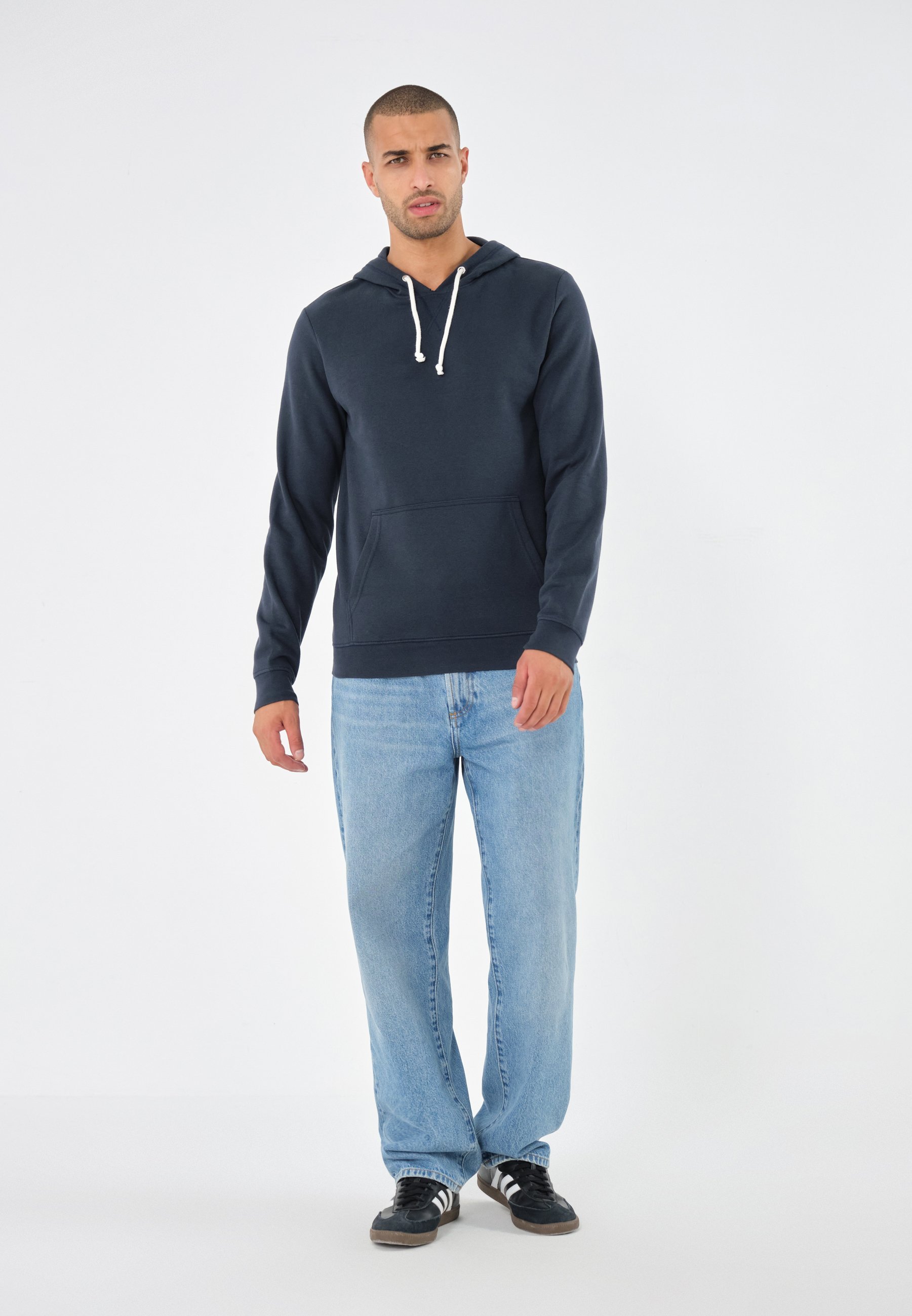Pier One 2-pack - Hoodie - donkerblauw/zwart