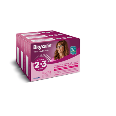 Bioscalin-pakke Hårhelsetilskudd Tricoage50 3 x 30 tabletter 3 x 30 tabletter
