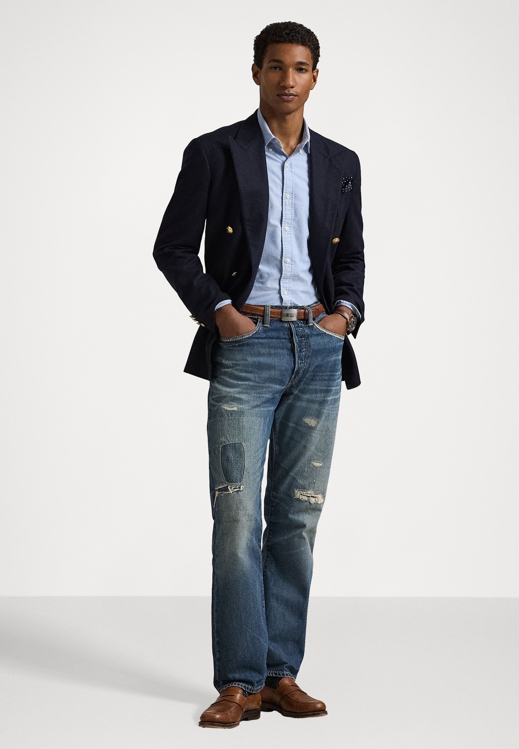 Camicia Oxford slim fit Polo Ralph Lauren - Blu