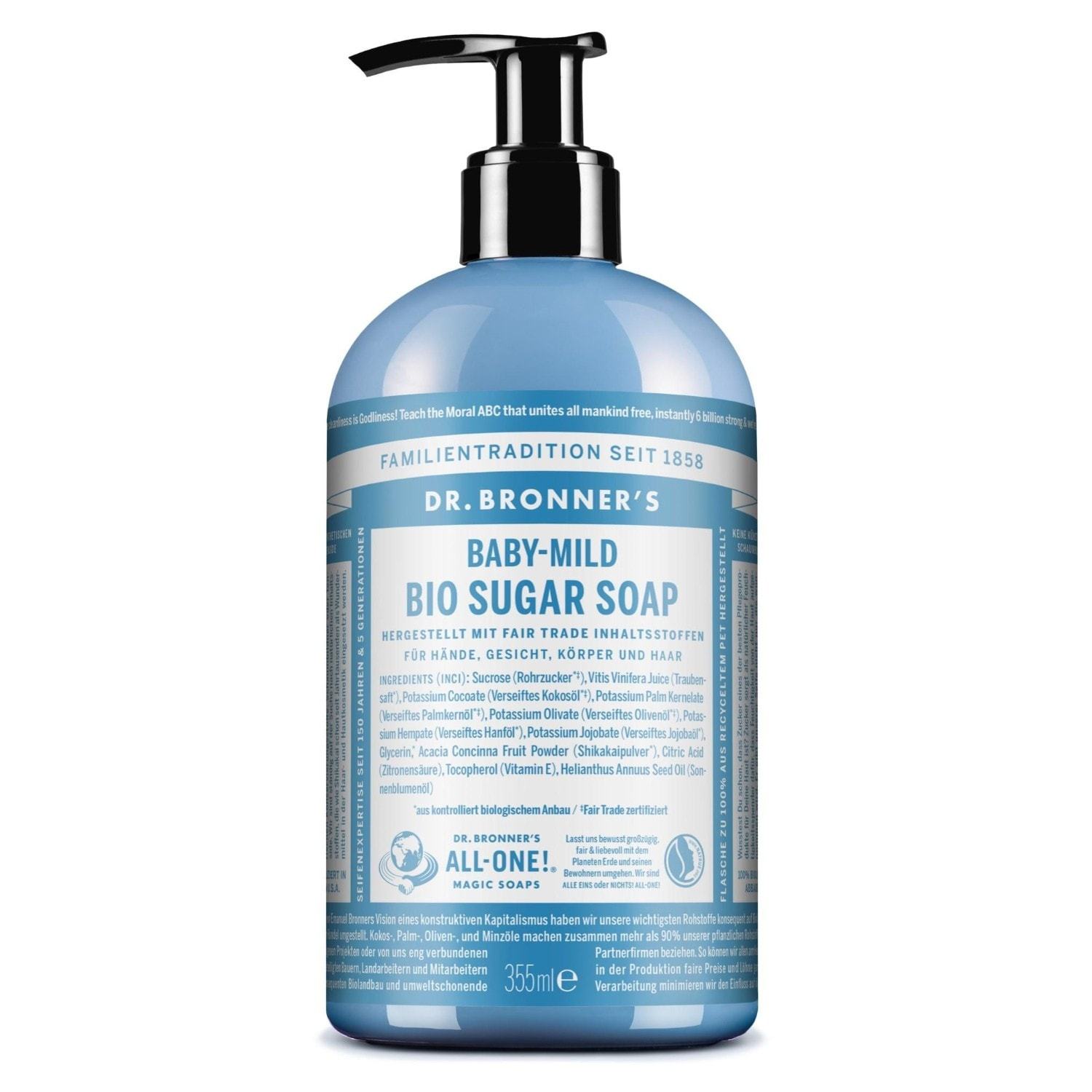Jemný sprchový gél Dr. Bronner's Shikakai pre bábätká - 355 ml