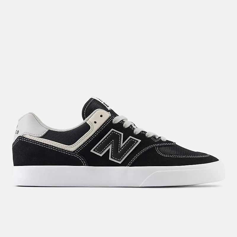 Męskie buty NB Numeric 574 Vulc – czarne z szarym