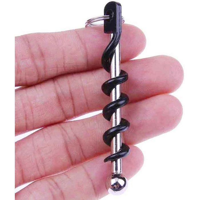 Creative Corkscrew - Pocket Keychain, Wine Bottle Opener, Practical Outdoor Accessory NORVYN