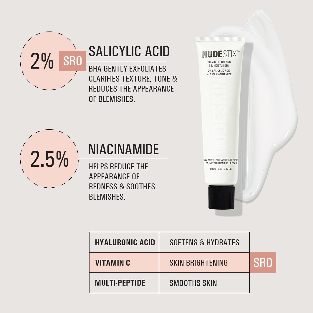 Nudestix NUDESKIN gel za pročišćavanje i hidrataciju nečistoća – 60 ml