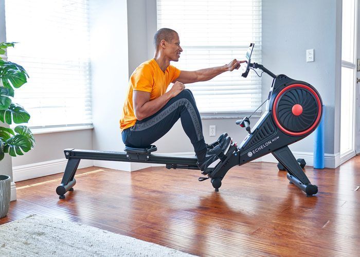 Vogatore ad aria Fitness - ECHELON - SMART ROWER - 32 livelli di resistenza - Pieghevole - Connesso