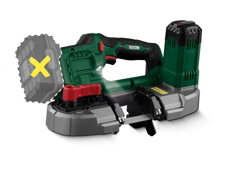 PARKSIDE® PMBA 20-Li B2 batteridrevet båndsag, 20V