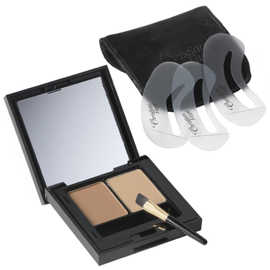 Christian Faye Augenbrauenpuder Augenbrauen-Make-up-Duo – 3 g