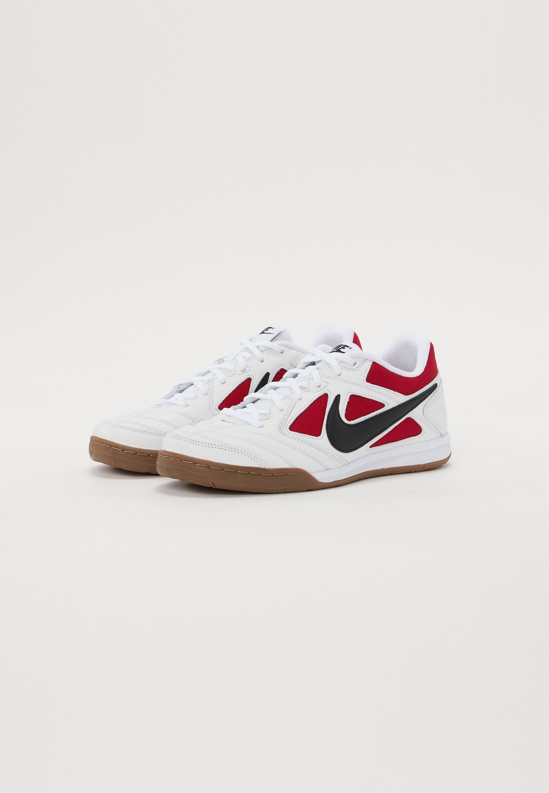 Nike Sportswear GATO UNISEX - Buty sportowe - białe/czarne/czerwone gumy/brązowe