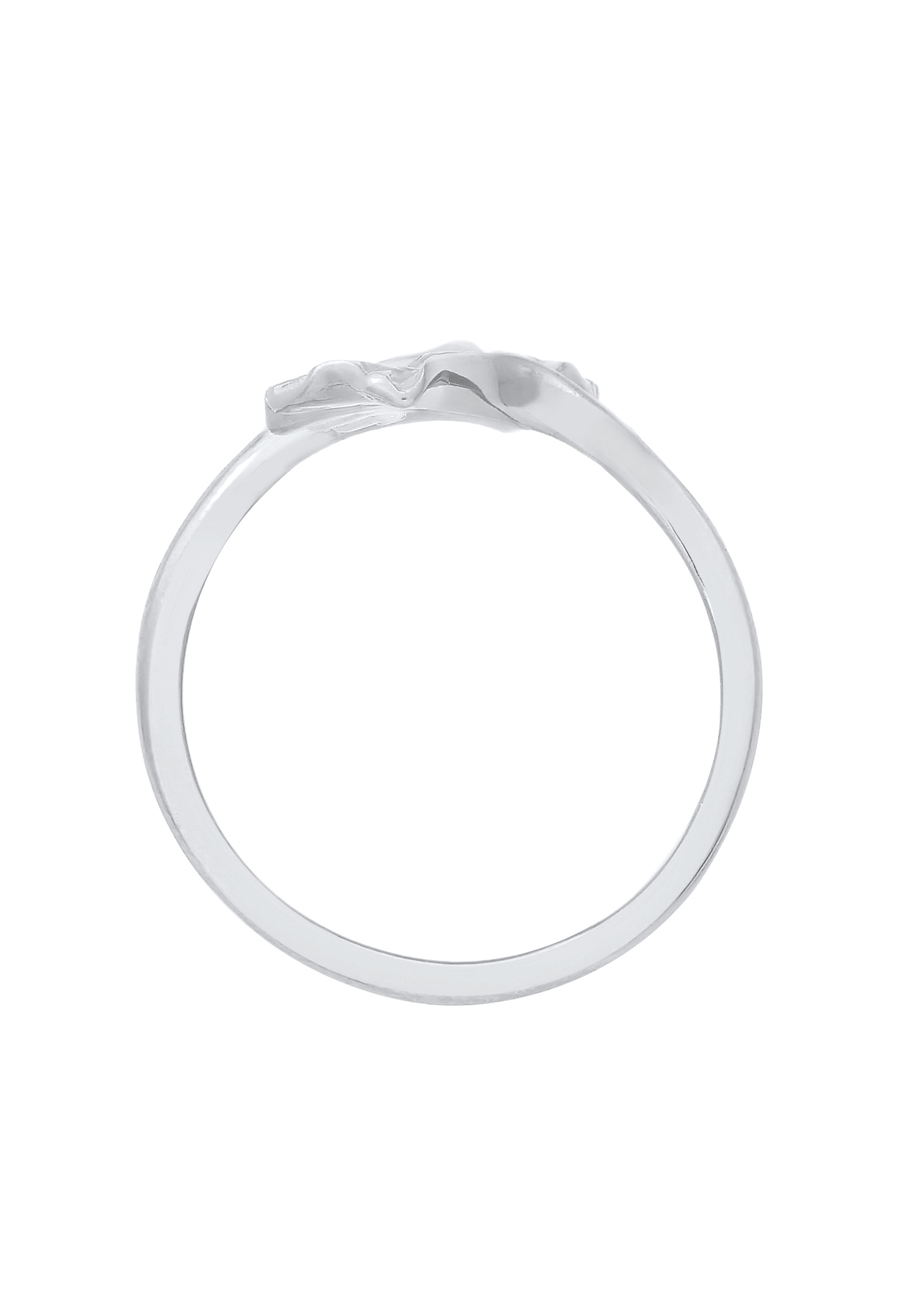 Elli Femmes Gingko Feuille Ouverte Tendance en argent sterling 925 plaqué or