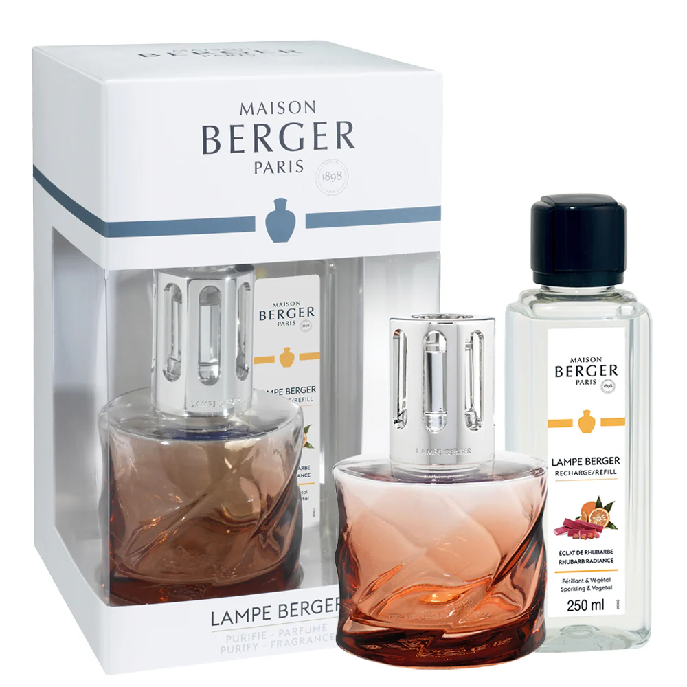 Lampe Coffret Spirale Rose Ambré - Cofanetto con Lampada, Lampada Catalitica