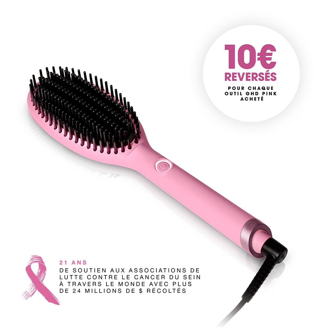 ghd Pink Collection Glide hajszárító kefe – 1 darab