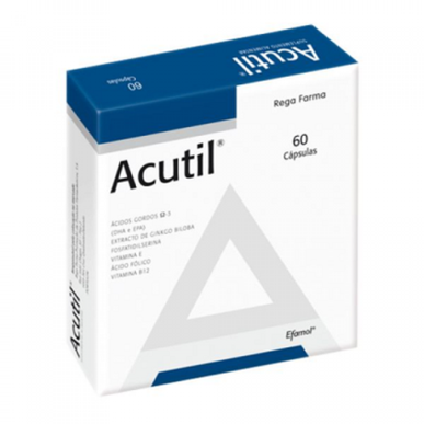 Acutil aivojen suorituskykyä parantava lisäravinne Acutil 60 kapselia 60 kapselia
