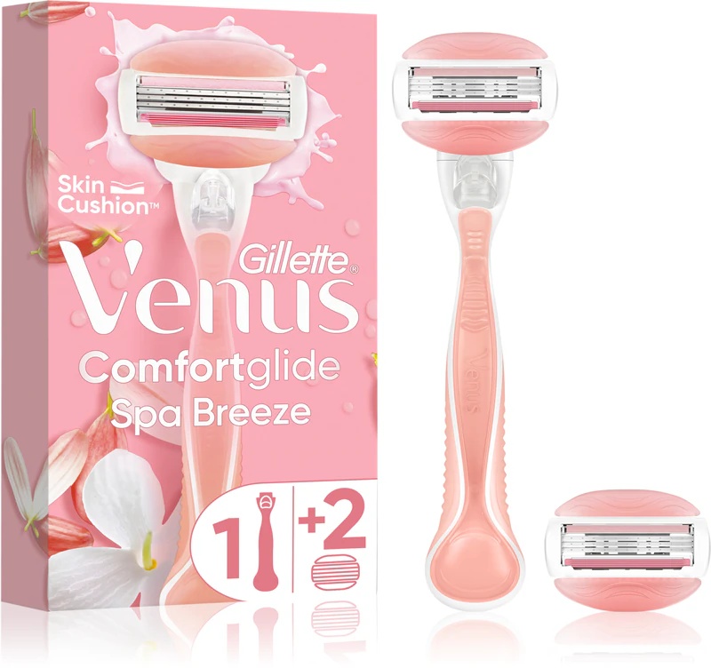 Gillette Venus ComfortGlide Spa Breeze skuveklis + 2 rezerves asmeņi