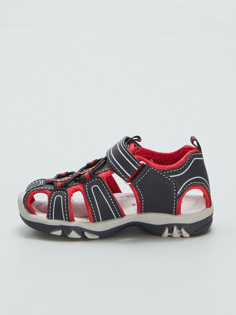 Sportsandalen - ZWART