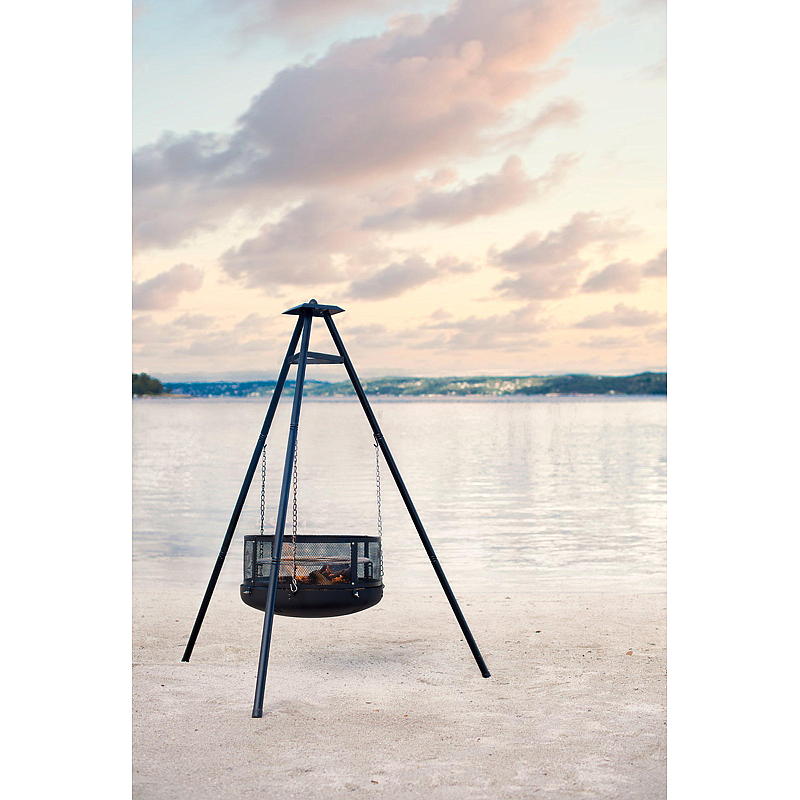 Sartén Grillman Fire con soporte. Diámetro: 60 cm.