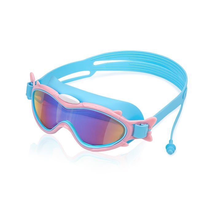 Lunettes de Natation pour Enfants Anti-buée Lunettes de Piscine en Silicone pour Garçons Filles de 4 à 16 Ans