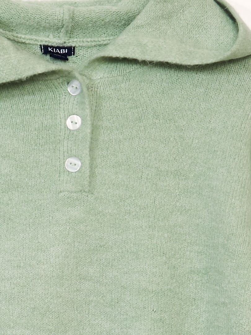 Maxi hoodie - Lichtgroen