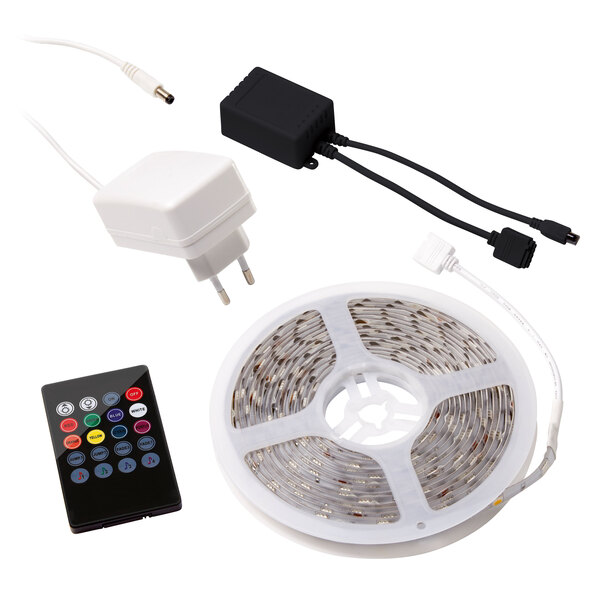 LED-Strip mit Musiksensor, 5 m, 2er Set