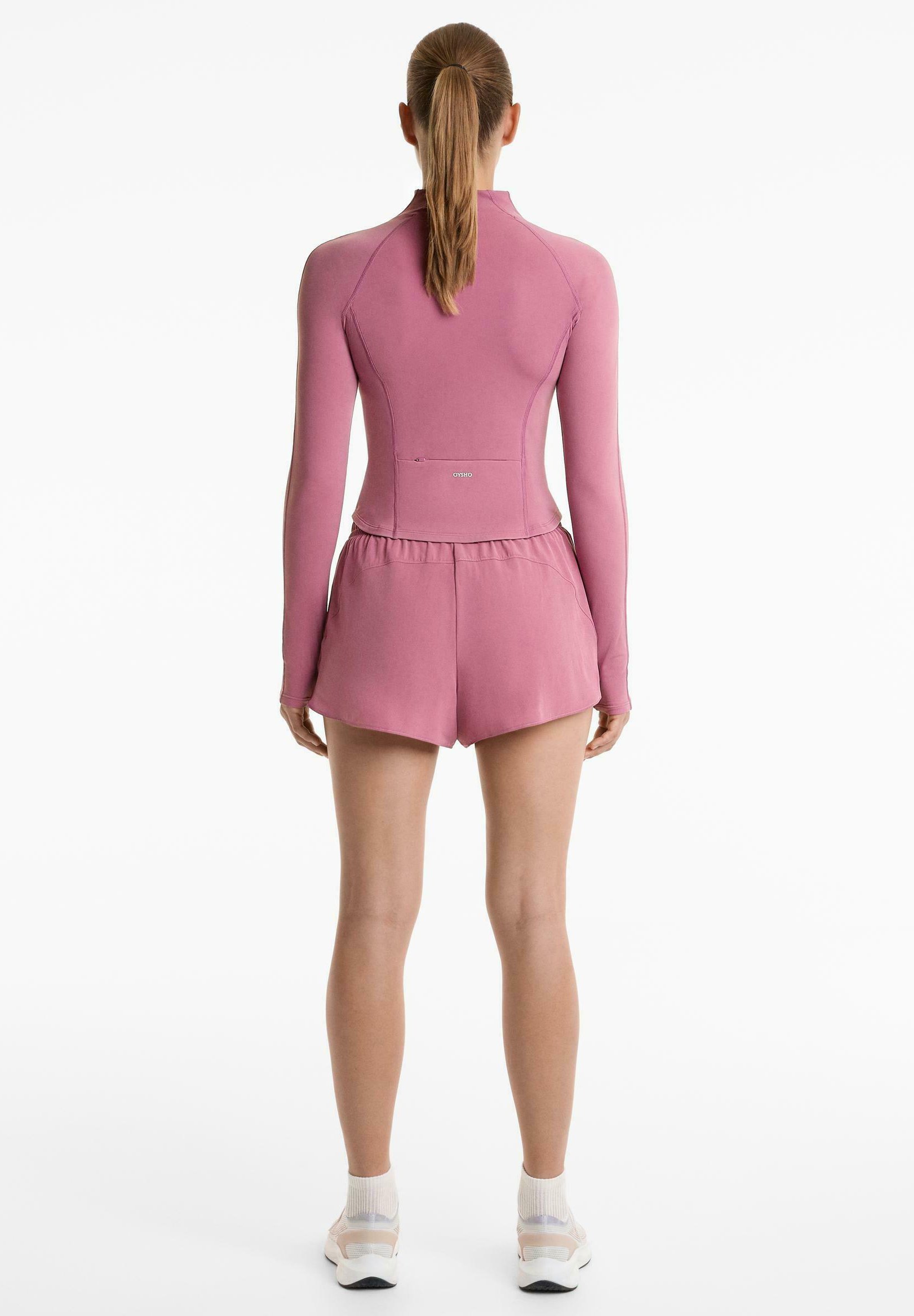 OYSHO WARMTH COMFORTLUX TECHNICAL - Trainingsjacke - meliertes Rosa
