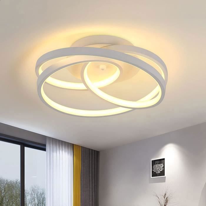 Lámpara de techo LED moderna DORLINK - 40W - Acrílico Ø30cm - Blanco cálido 3000K - Para salón, dormitorio, cocina