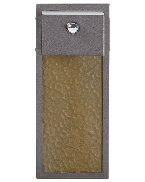 Kinkiet zewnętrzny LED metalowy szary