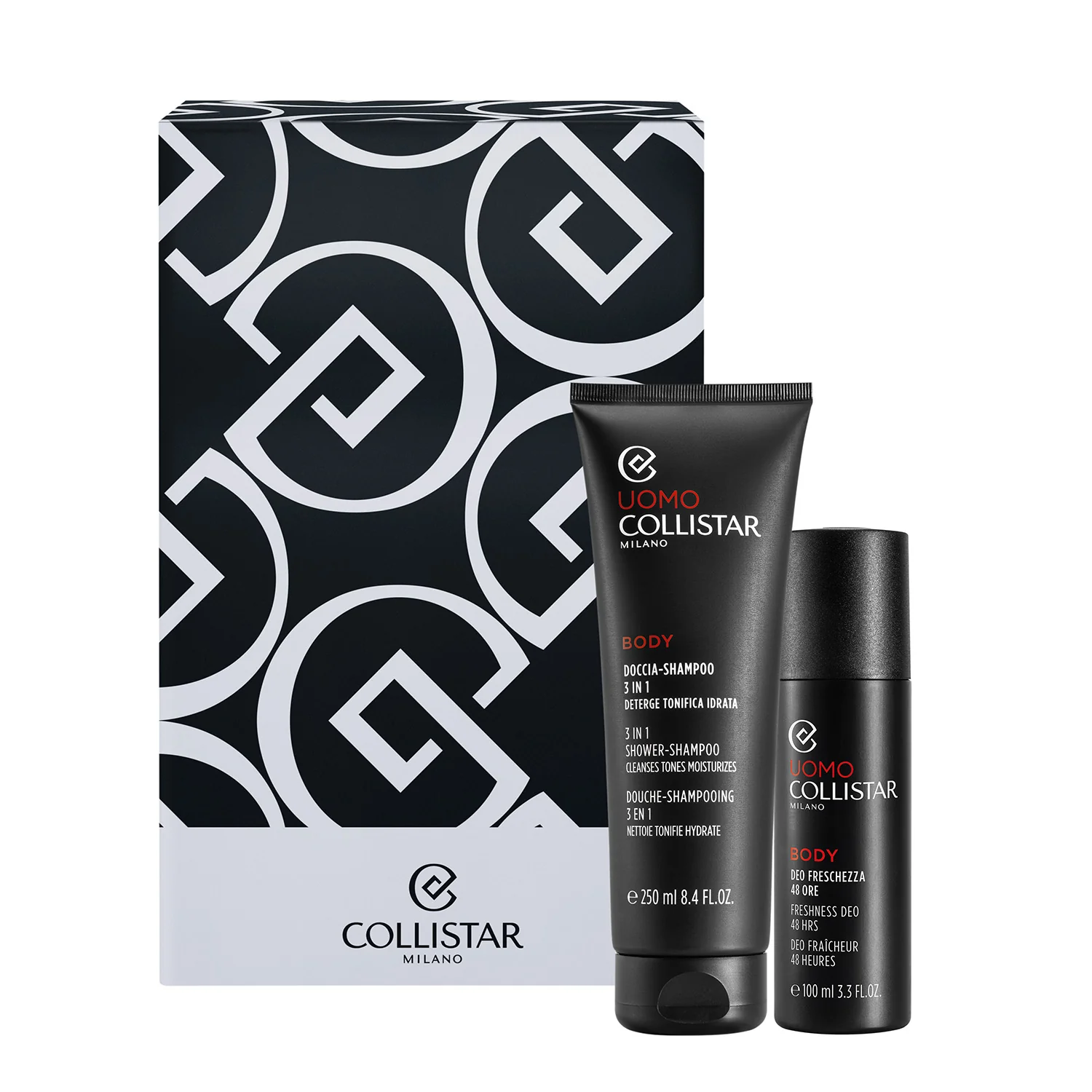 L'uomo Cofanetto Doccia-Shampoo 3in1 - Cofanetto Corpo, Bagno e Doccia