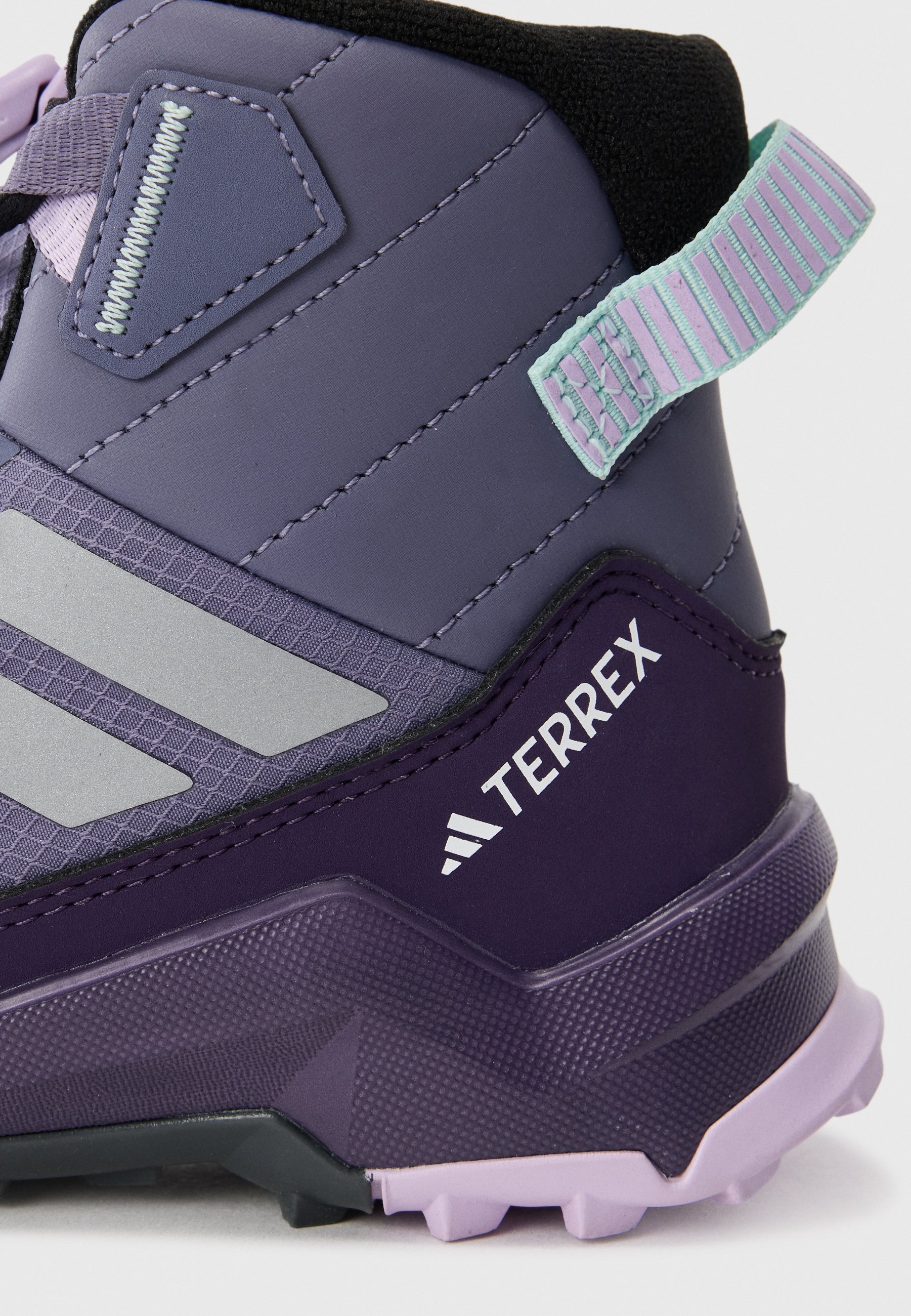 Adidas Terrex UNISEX - Pantofi de drumeție - preloved violet/matte argintiu/semi flash aqua