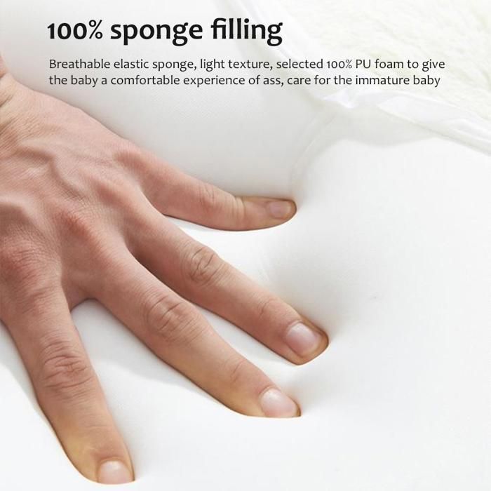 Vvikizy Siège Rehausseur Bébé 6 mois à 3 ans, Coussin Confortable et Imperméable, Harnais 3 points, Attachable à Chaise