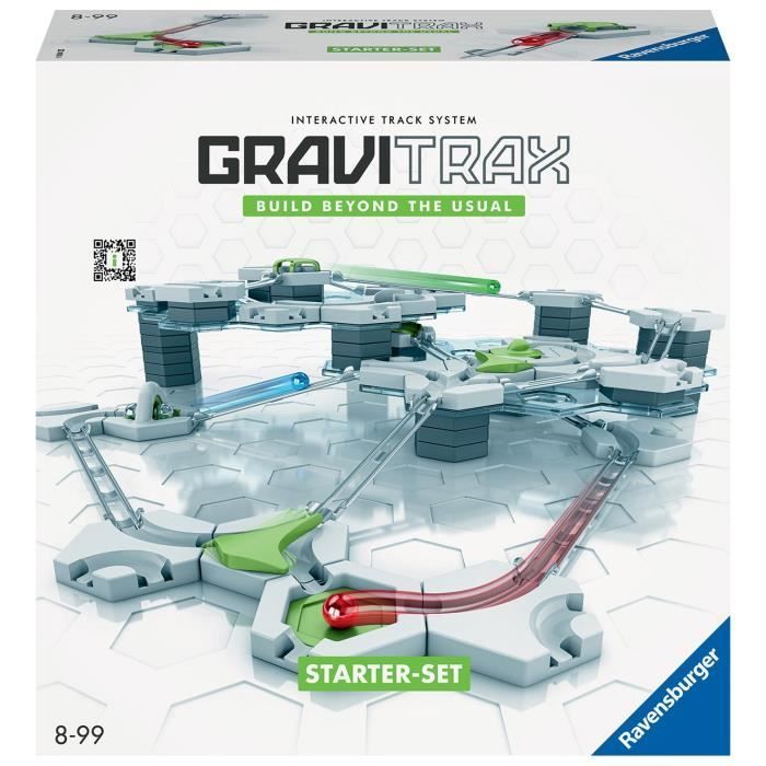 Set de inicio Gravitrax de 122 piezas, pista de canicas, set de construcción creativo, para mayores de 8 años, 22410, Ravensburger