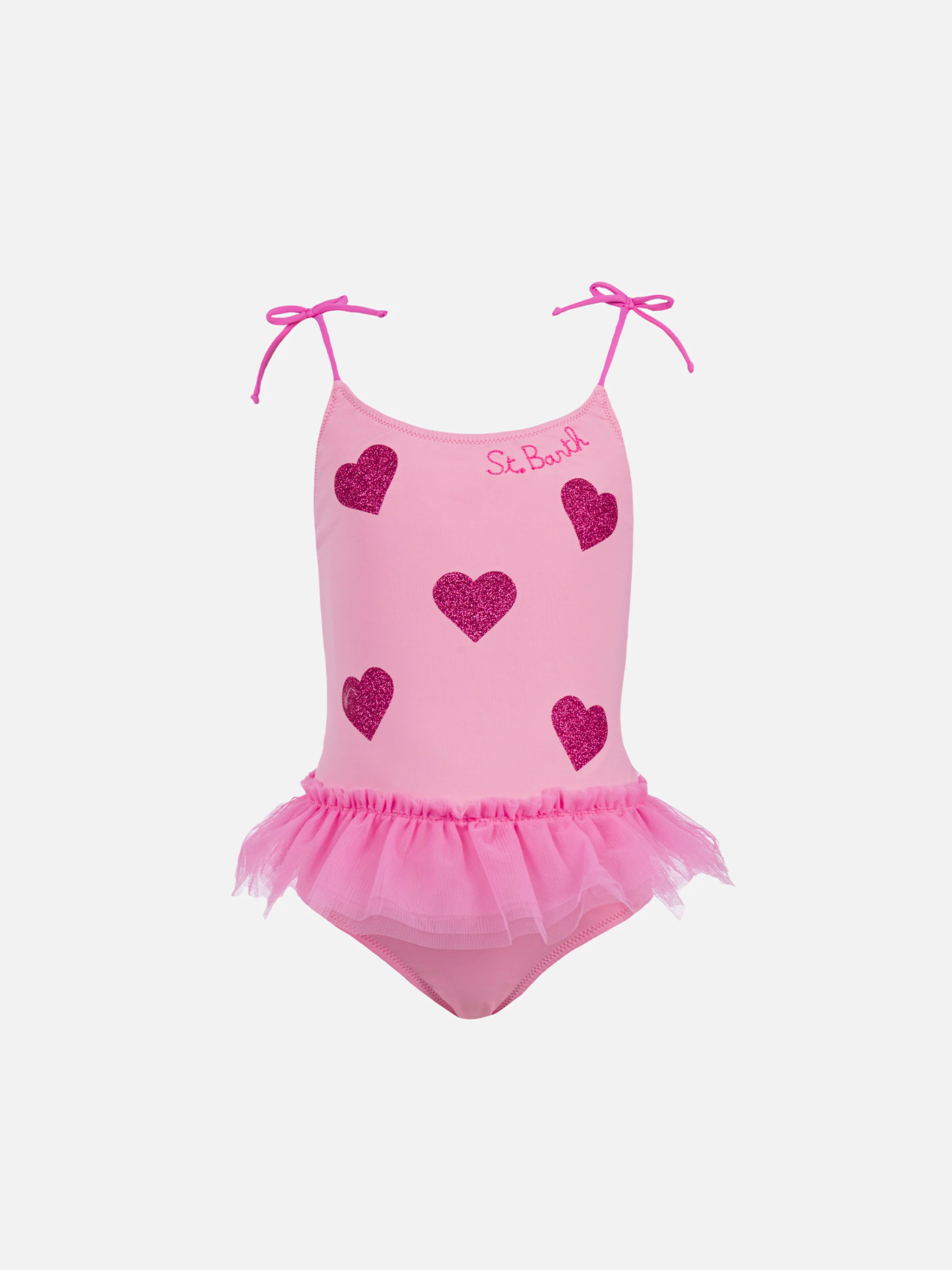 Kostuum intero Dancer met balza in tule en glitter