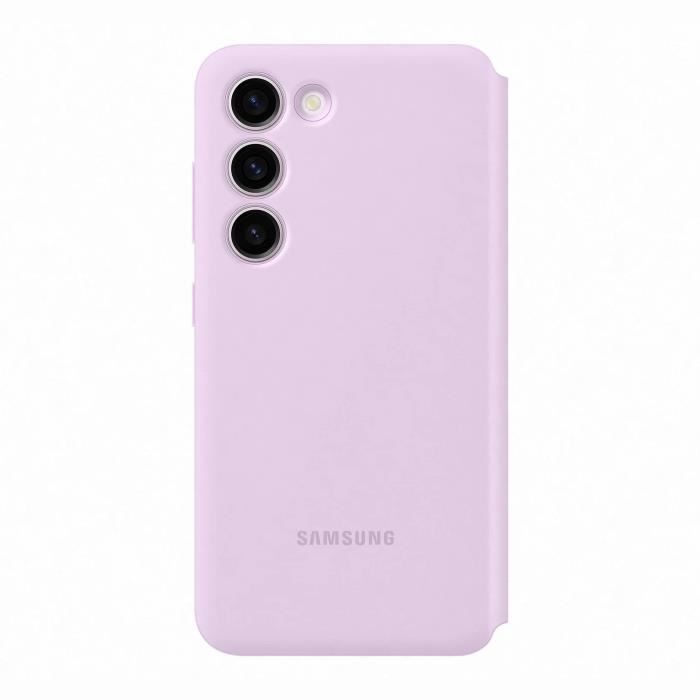 Etui Smart View SAMSUNG porte-carte S23 Lavande