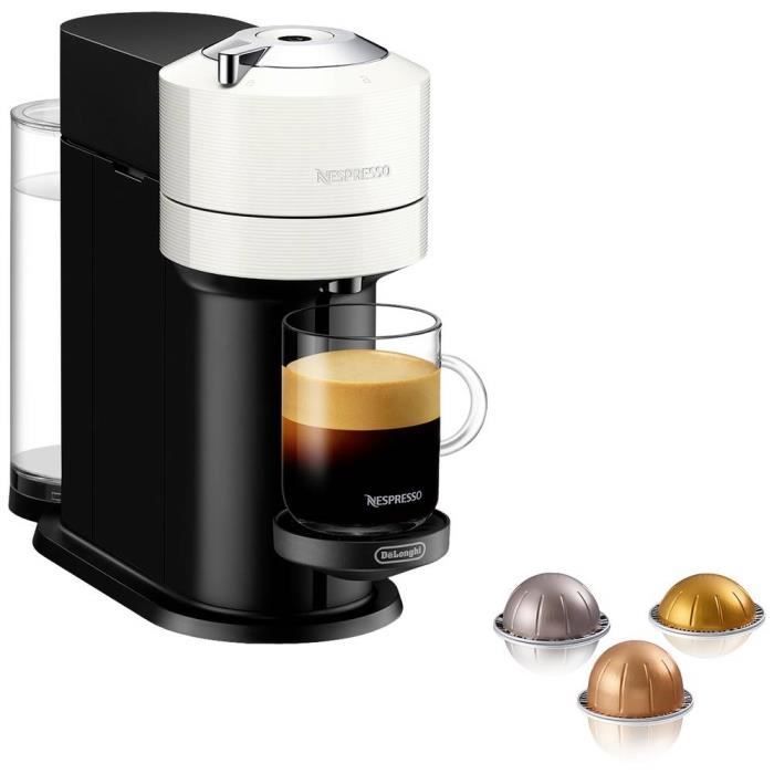 Machine à café - DeLonghi - ENV120.W - Blanc/Noir - Capsules Nespresso Vertuo - 19 bar