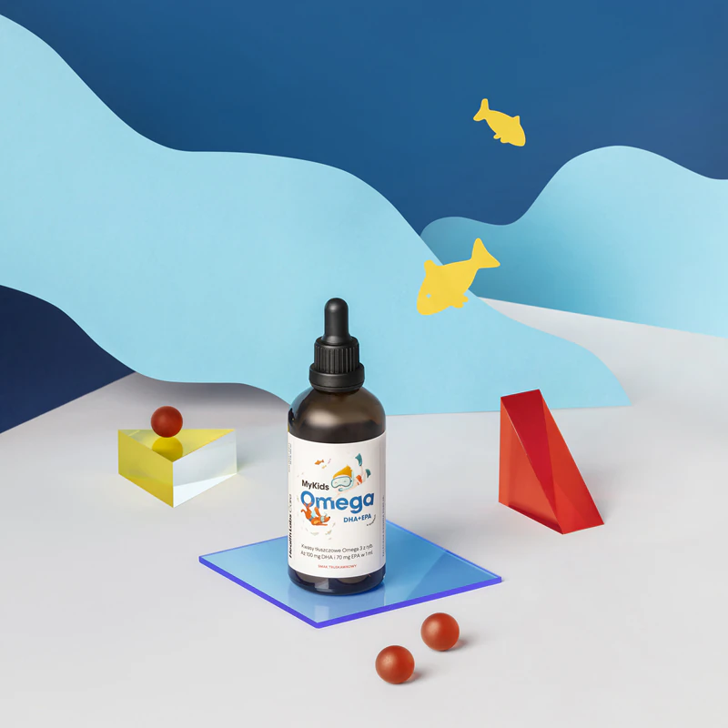 Doplněk stravy Health Labs Care MyKids Omega kapky pro správnou funkci srdce a mozku