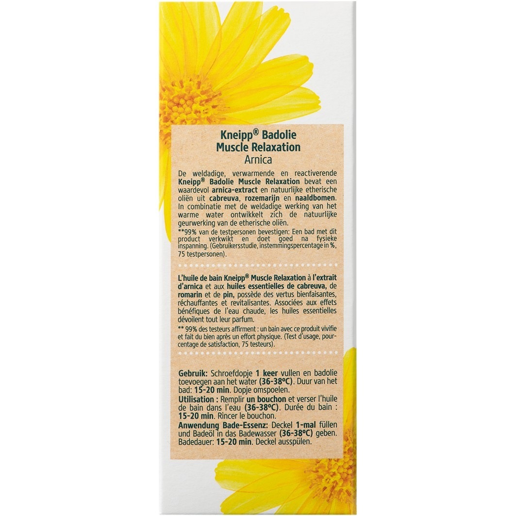 Kneipp olej do kúpeľa na uvoľnenie svalov - 100 ml