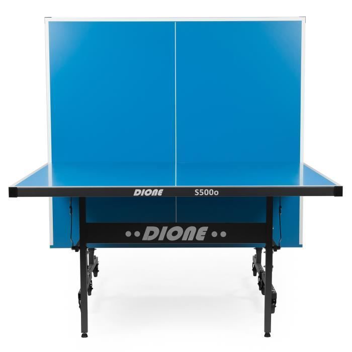 Dione Table Tennis S500o - 6mm top - Outdoor - Ping Pong Table 274x152cm - Portable - 10 Minuten Assembly