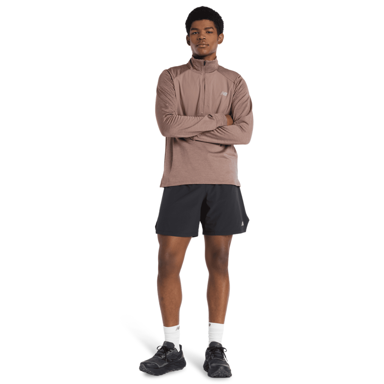 New Balance Athletics Heat Grid -half-vetoketjullinen urheilupaita