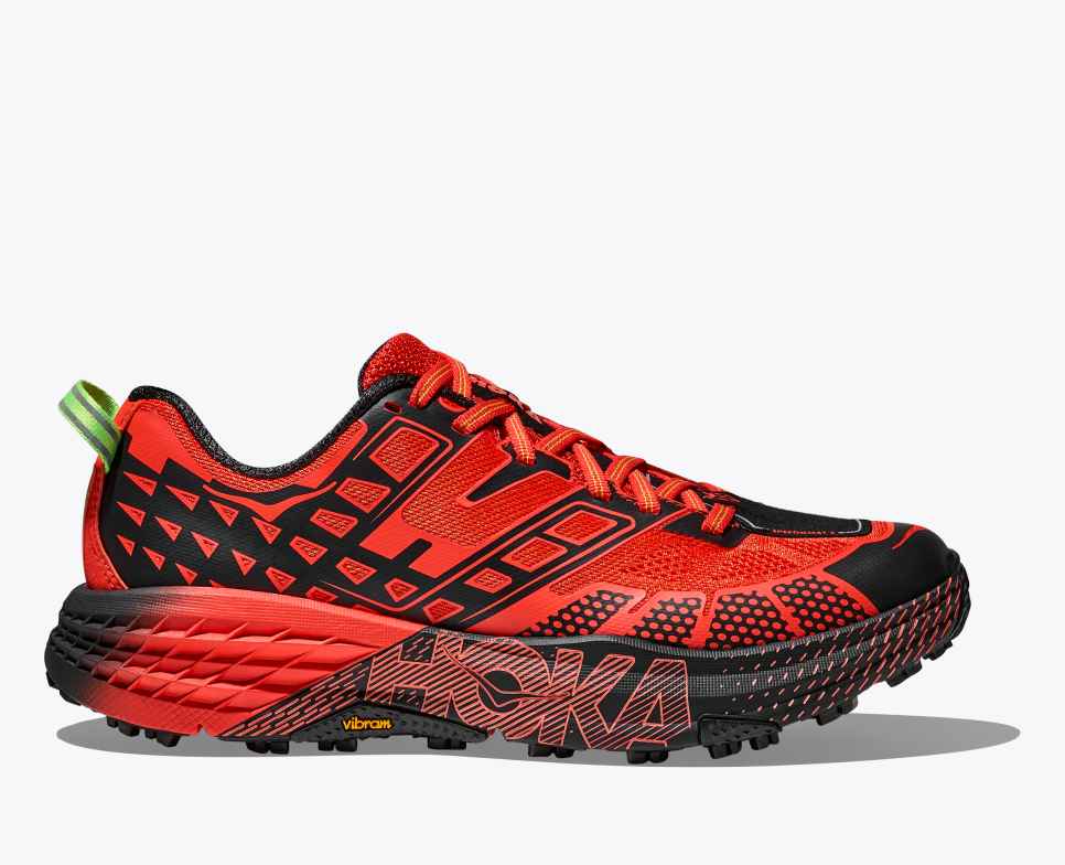 HOKA Speedgoat 2 Pomodoro / Verde elettrico