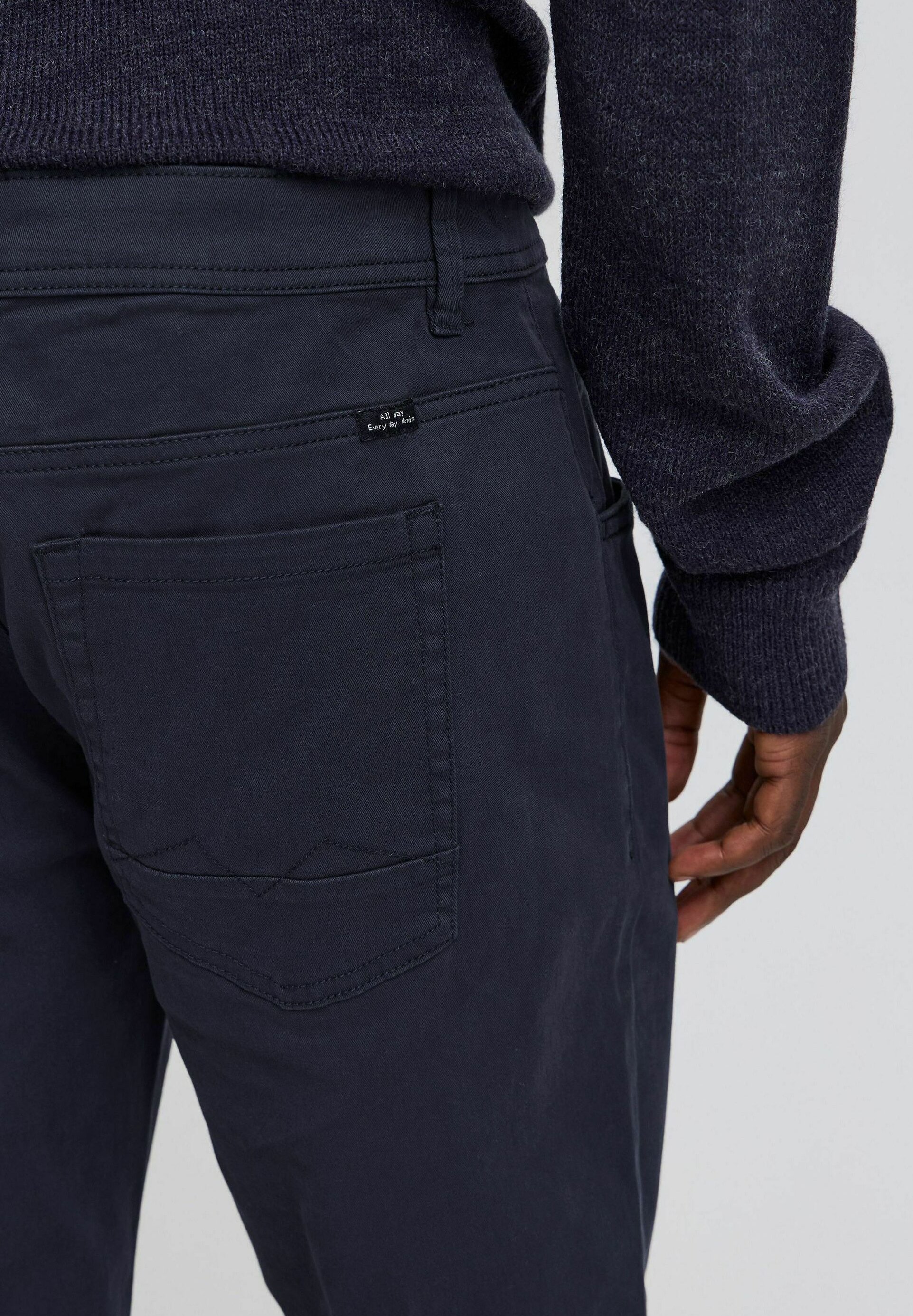Pantalon Blend BHRODNEY coupe slim/regular jambe étroite - bleu marine foncé