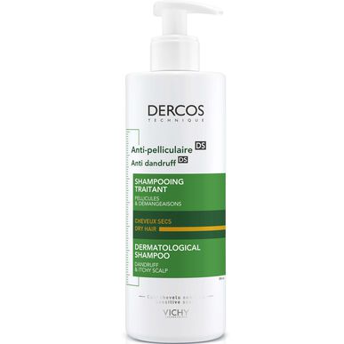 Dercos Mjällschampo för torrt hår med selen 390 ml