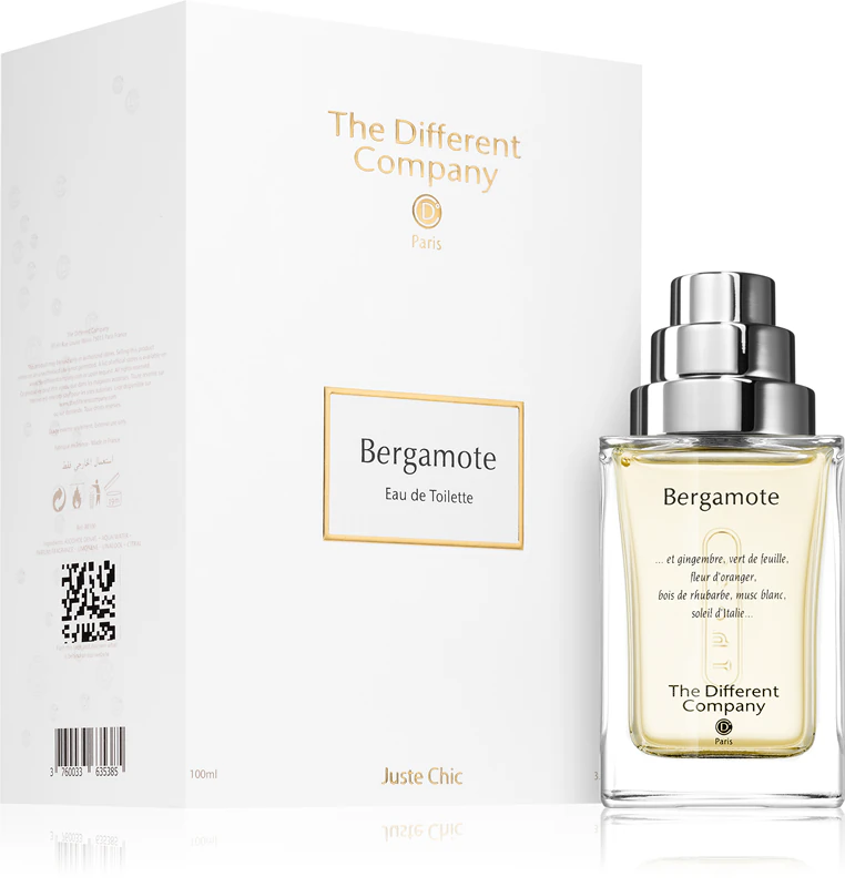 Frasco recarregável de Eau de Toilette Bergamote da Different Company para mulheres