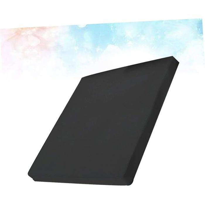 Capa de cama impermeável, protetor de colchão, cor sólida, 150x200x30cm