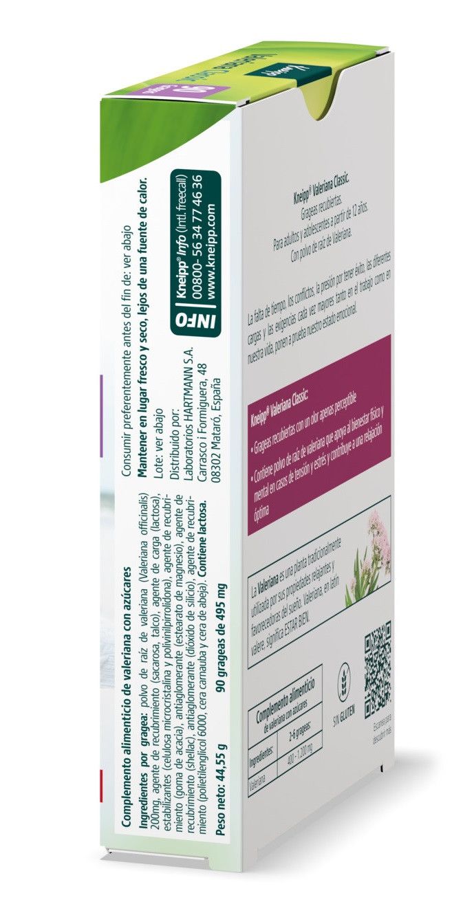 Klasične tablete valerijane Vitamini i minerali