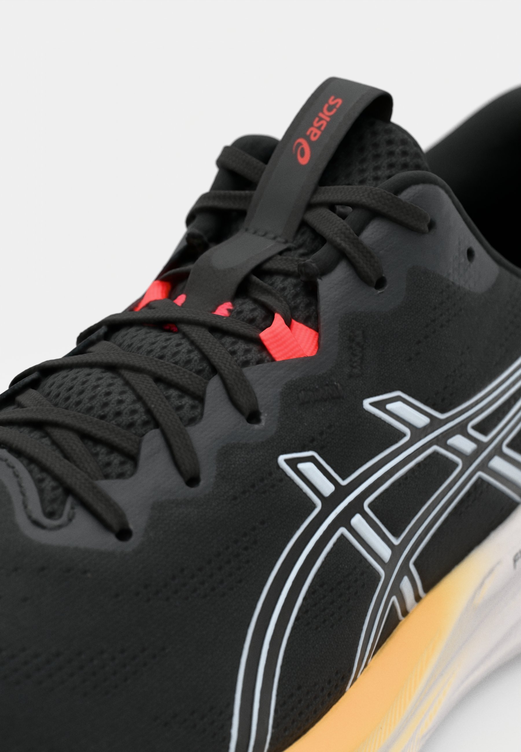 ASICS GEL PULSE 16 - Løpesko for landevei - svart/hvit