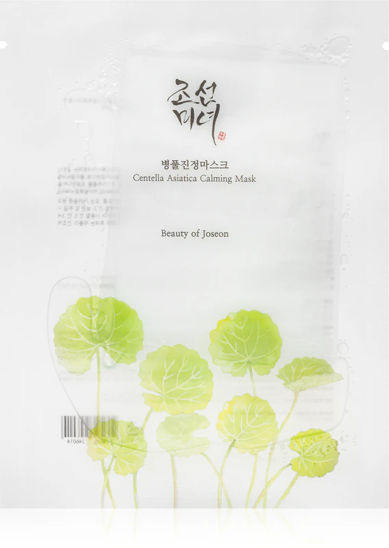 Hydratační plátýnková maska Beauty of Joseon Centella Asiatica Calming Mask pro zklidnění a posílení citlivé pleti