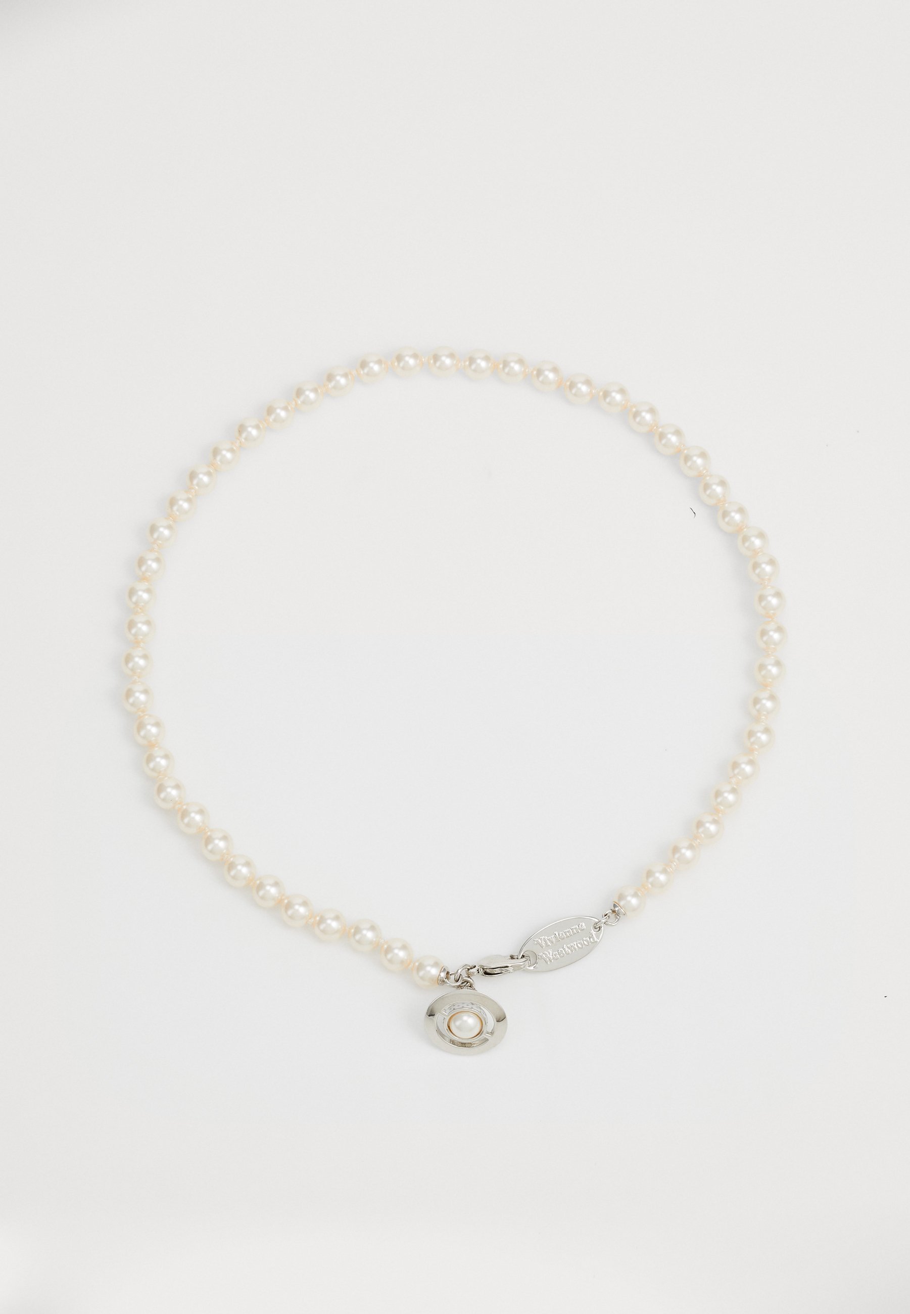 Vivienne Westwood SIMONETTA NECKLACE UNISEX - Náhrdelník - black/silver-coloured