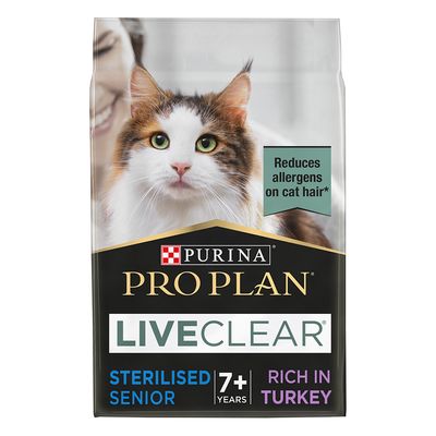 Purina Pro Plan LiveClear Sterilised Adult 7+ - Curcan