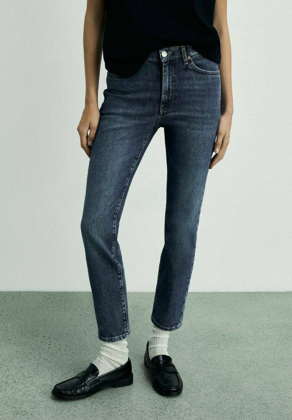 Jeans slim fit Mango - blu scuro